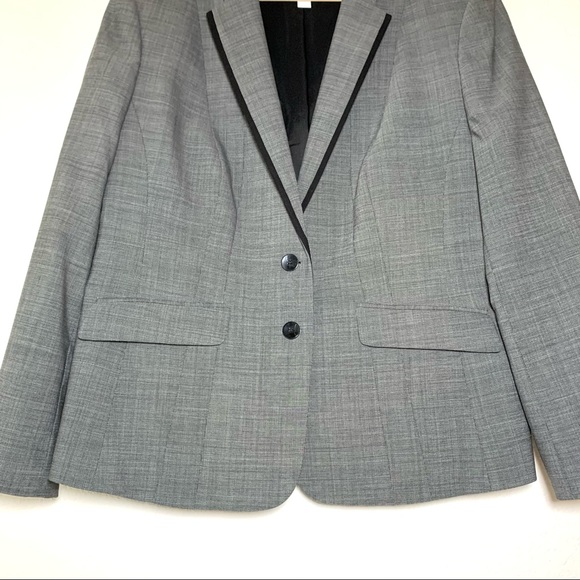 NEW Hugo Boss Julieta Wool Blazer Grey Jacket 14 - Picture 5 of 8